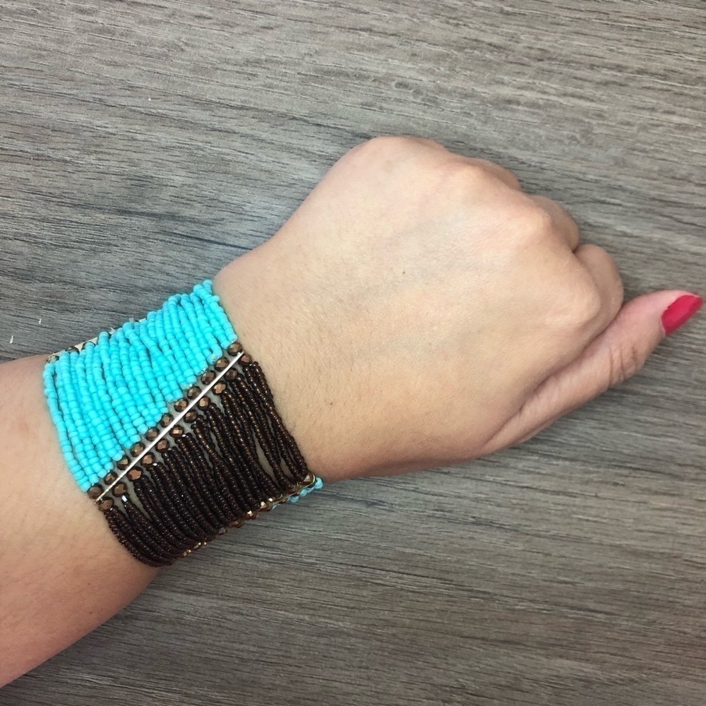 Beaded stretch bracelet‎